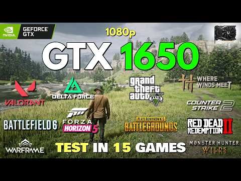 GTX 1650 + i3 12100f Test In 15 Games In 2026!