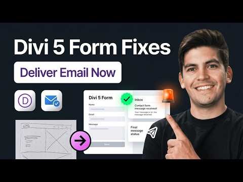 Divi 5 Contact Form Tutorial: Setup, Redirects & How to Fix Email Spam 🛠️
