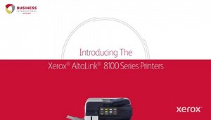 Xerox AltaLink 8100 Series: Multi-Function Printers For The Connected...
