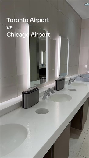 Comparing Restrooms at Billy Bishop and Midway Airports