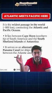 Drake Passage: The Dangerous Sea Route Connecting Atlantic and Pacific Oceans | UPSC Prelims 2026