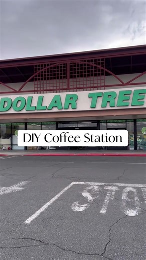 DIY Dollar Tree Coffee Station Tutorial