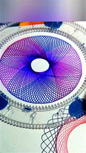 The Spirograph I enjoy in my childhood memories|#shorts #geometricart #art #spirograph