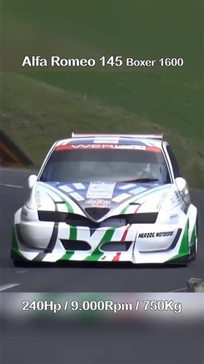 9.000Rpm Boxer ALFA ROMEO 145 Proto Screamer 🔥