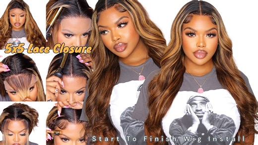 My Detailed 5x5 Lace Wig Install Tutorial Melt And Style