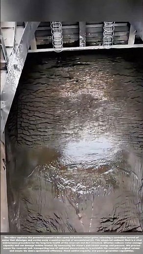 Flushing the Reservoir: How Dams Shed Their Sediment Skin