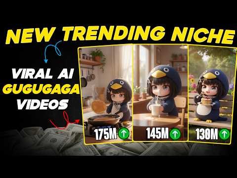 How To Create Viral Gugugaga Penguin Girl AI Videos (100% FREE Tutorial)