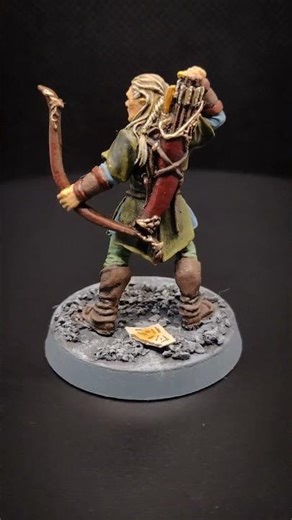 First Time Painting Eyes! | Legolas – Fellowship of the Ring #mesbg #shorts