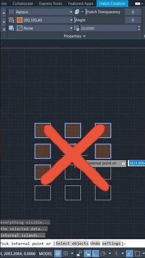 AutoCAD Hatch Trick Every Beginner Should Know #autocad #autocadblocks #autocad3d