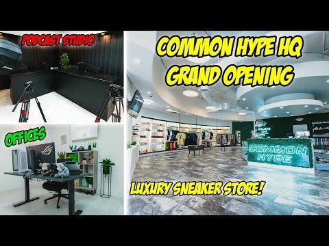 GRAND OPENING OF OUR LUXURY SNEAKER STORE! *Common Hype HQ in Tempe, Arizona*