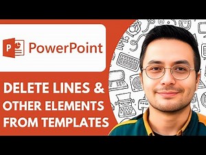 How To Delete Lines & Other Elements From Powerpoint Templates - 2025 (Quick and Easy)