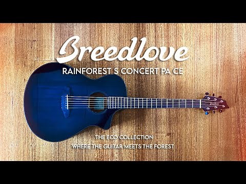 Breedlove | The Eco Series | Rainforest S Concert Papillon CE