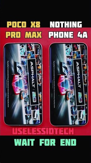 POCO X8 PRO MAX VS NOTHING PHONE 4A PRO 🔥 GAMING TEST BOOT TEST