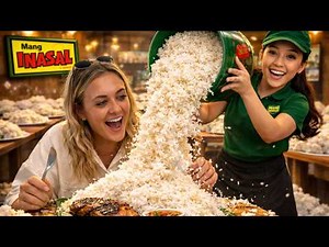 How Much UNLI Rice Can we Eat at Mang Inasal? 🇵🇭