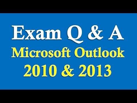 Exam Prep Microsoft Outlook 2010/2013/2016