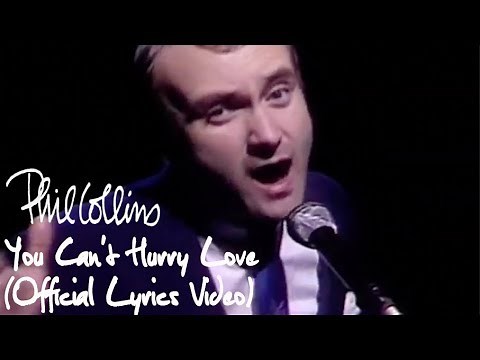 Phil Collins - You Can't Hurry Love (Official lyric video)