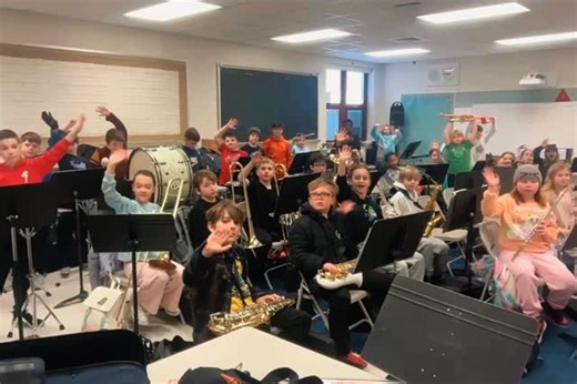 A big moment for our Aston 4th Grade Band 🎶✨ This is the very first song they learned this year - and we think they’re off to a great start! #penndelcoproud | Penn-Delco School District