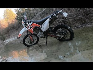 Kayo T4 New Jetting Test Ride With A Creek Trail