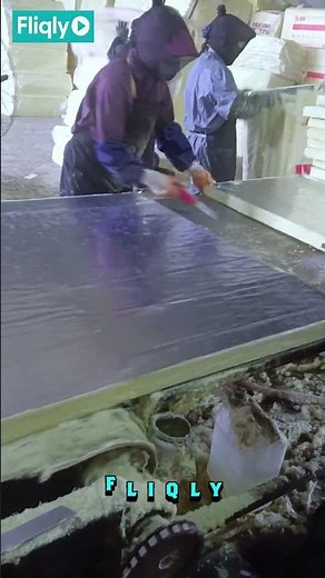 High-Quality Glass Wool Production 💨🔥 Insulation That Lasts!