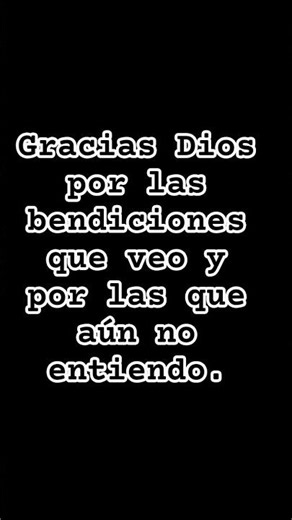 Thank you God for the blessings I see and for those I don't yet understand.