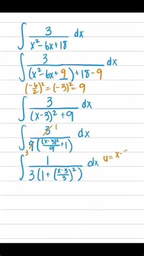 Calculus Problem of the Day - Integrating by Completing the Square #calculus #integral #integration