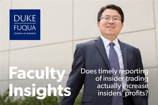 The Unintended Consequences of Forcing Insider Trading Transparency | Duke's Fuqua School of Business