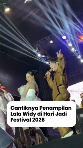 Cantiknya Penampilan Lala Widy di Hari Jadi Festival 2026 #lalawidy 3