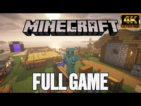 Minecraft Gameplay Walkthrough FULL GAME (1.21.5) (No Commentary) [4K60FPS PC]