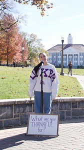 We're thankful for every member of the JMU community. Happy Thanksgiving, Dukes! | James Madison University