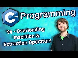 Mind Luster - Learn C Programming Tutorial 94 Overloading Insertion and Extraction Operators