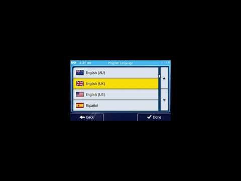 XGODY Navugator/GPS-set map&voice Language