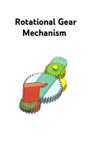 Rotational Gear Mechanism🤔| #solidworks | #autocad | #autocad | #shorts | #short | #mechanical