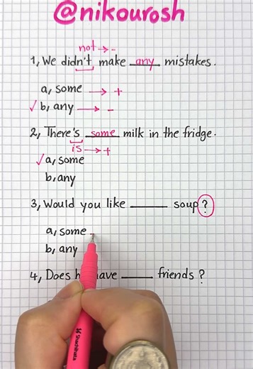 Understanding Some vs Any in English Grammar