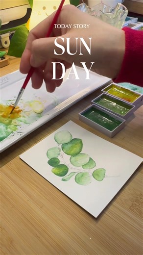 Eucalyptus Mini Painting Tutorial