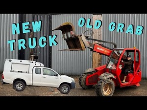 New Service Truck and We Fit a GRAB on the Manitou Mini Telehandler