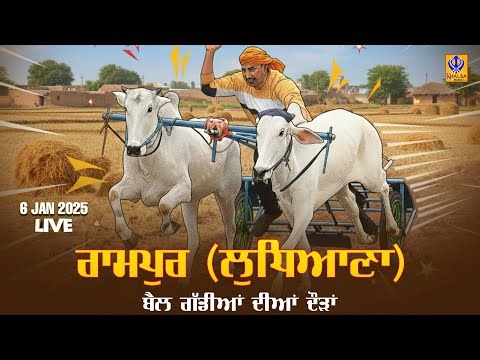 🔴[Live] Rampur | Ludhiana | ਬੈਲ ਗੱਡੀਆਂ ਦੀਆਂ ਦੌੜਾਂ | Ox Races | 06 Jan 2026 | Khalsaji Tv