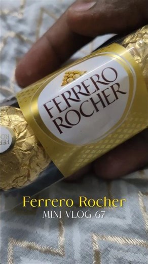 Mini Vlog 67 | ₹150 Ferrero Rocher Review 🍫 | Worth ₹50 Each? 🤔 | #shorts
