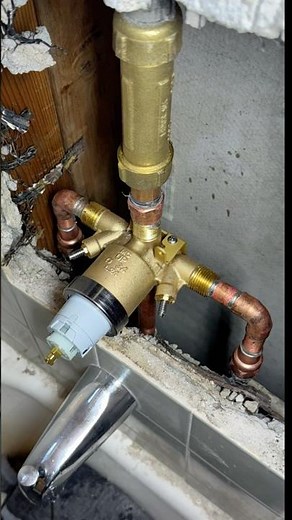 DELTA Multichoice faucet with Monitor 13 series Chrome Trim. #plumbing #valve