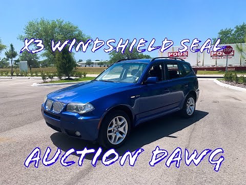 How To Replace Your Upper Windshield Seal On A BMW E83 X3
