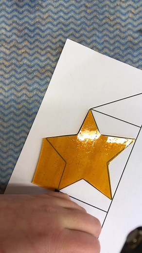 DIY Stained Glass Star Candle Holders