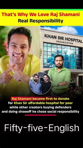 #That's Why We Love Raj Shamani Real Responsibility #news #viral #Khan sar