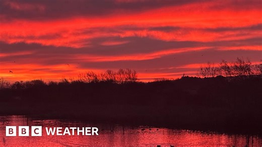 Why has the sky been so red?