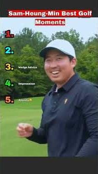 Sam-Heung-Min Best Golf Moments