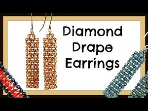 Diamond Drape Earrings (Jewelry Making)