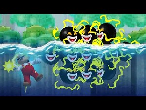 New Super Mario Bros. Wii DS 4K Walkthrough - World 3 Part 1 [100%]