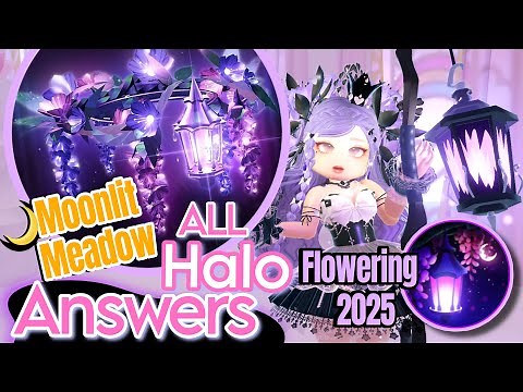 ✨NEW 2025 [ALL MOON HALO ANSWERS] To Win The MOONLIT MEADOW🌙 FLOWERING HALO Royale High [EASY GUIDE]