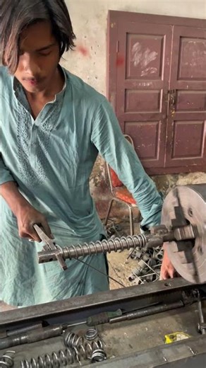 Satisfying Spring Coil 🔥 Handmade Lathe Work