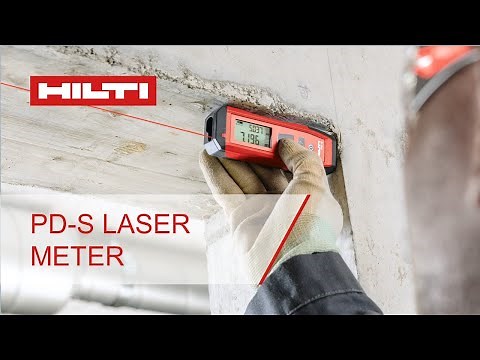 Hilti PD-S laser meter demo