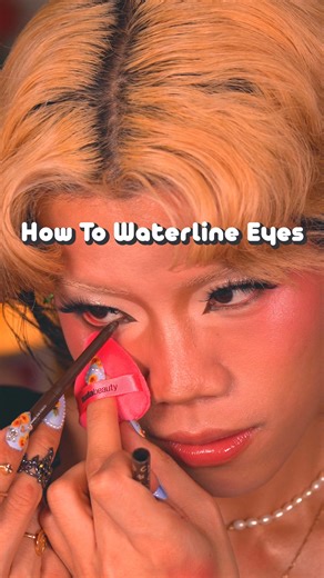 27K views · 1.4K reactions | how to waterline eyes with gel liner | beauty tip no.2 @colourpopcosmetics bff creme gel liner @kosas soulgazer waterproof gel eyeliner @milkmakeup infinity gel eyeliner @makeupforever artist color pencil longwear liner #eyelinertutorial #gelliner #eyeliner #makeuptips | Frederic Chen | Facebook