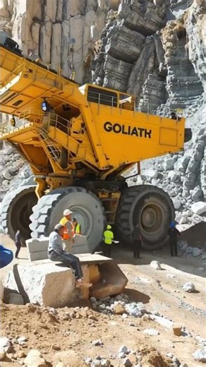 The Fastest Dump on Earth? Goliath the Turbo Truck! 🚜💨#shorts #construction